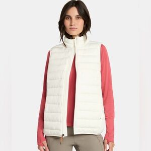 Ozark Trail soft puffer White plus size vest sz 2X